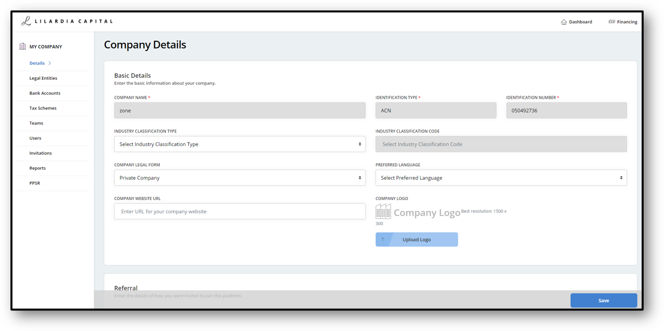 Expand Financier Company Details