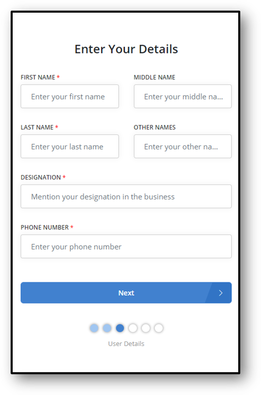 Financier Registration