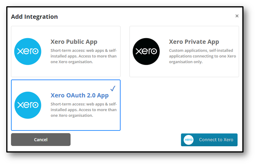 XERO INTEGRATION