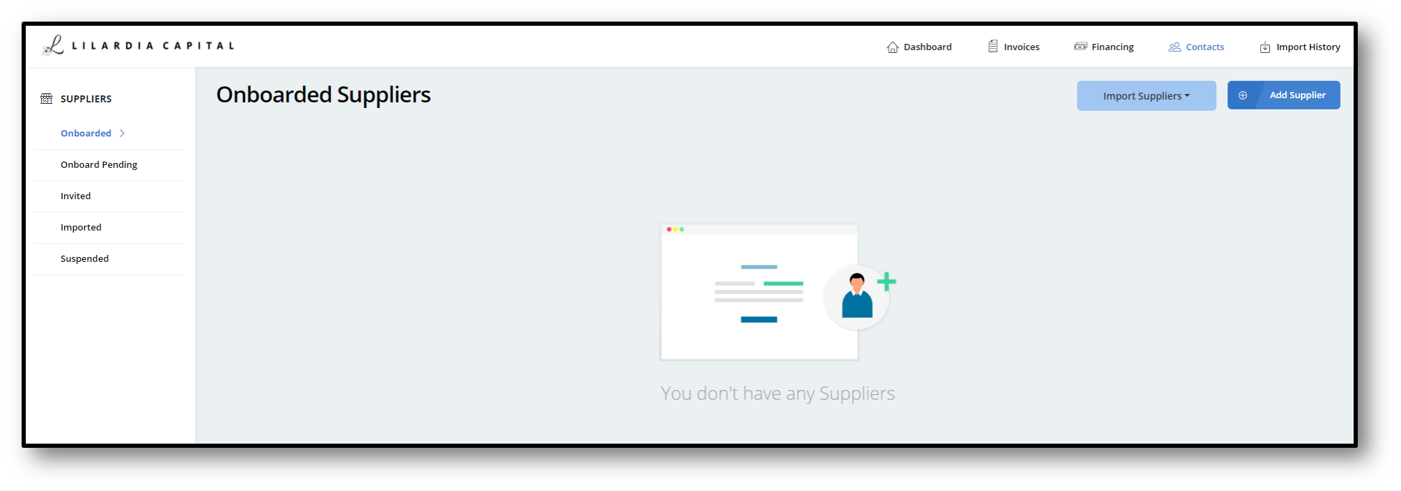 SUPPLIER ONBOARDING