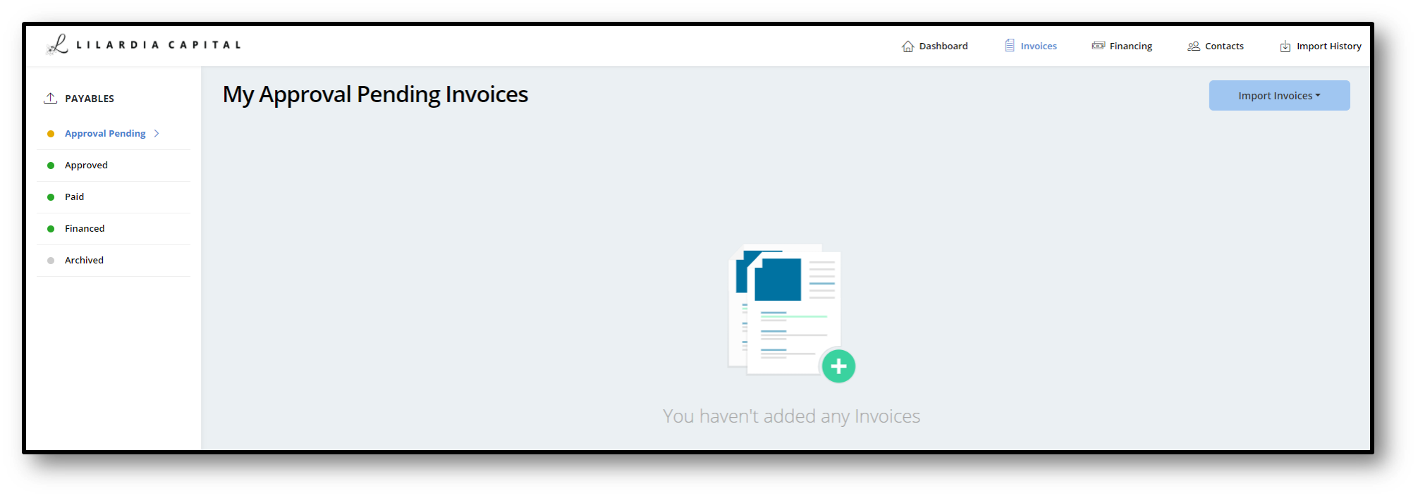 Import invoices